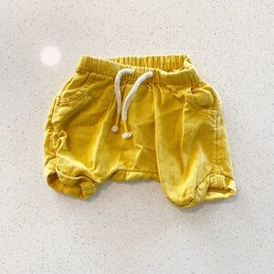 Old Navy Linen Yellow Shorts